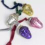 Eight Festive Acorns With Velvet Loops, thumbnail 2 of 4