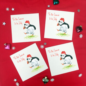 Jolly Puffin Christmas Card, 5 of 6