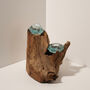 Molten Glass Double Tealight Candle Holder, thumbnail 7 of 9