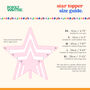Personalised Christmas Tree Topper Star, thumbnail 4 of 6