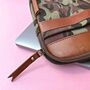 Personalised Camo Laptop Travel Pouch, thumbnail 5 of 5