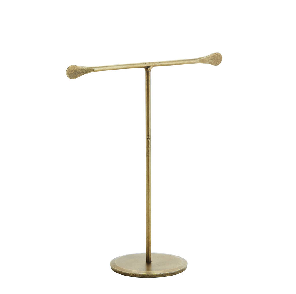 hand gold jewellery stand by posh totty designs interiors