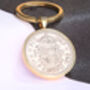 1956 70th Birthday Half Crown Keyring Gift, thumbnail 2 of 5