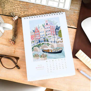2026 Travel Desk Calendar, 3 of 9