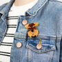 Airedale Terrier Dog Brooch, thumbnail 4 of 8
