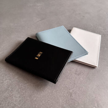 Personalised Leather Passport Holder – Travel Gift For Him Or Her, 4 of 12