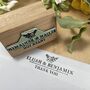 Personalised Wedding Thank You Rubber Stamp, thumbnail 6 of 6