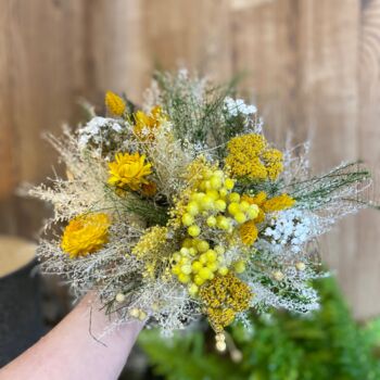 Dried Flowers Bouquet Yellow, 4 of 5