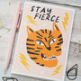 Stay Fierce Birthday Card, thumbnail 7 of 7