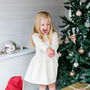 Personalised Girls Christmas Dress, thumbnail 11 of 12