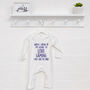When I Grow Up I'm Going To Love… Like My Dad Babygrow, thumbnail 5 of 8