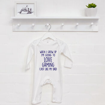 When I Grow Up I'm Going To Love… Like My Dad Babygrow, 5 of 8