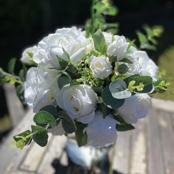 White Rose Gift Bouquet, 5 of 12