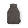 Graphite Fleece Hot Water Bottle, thumbnail 1 of 6