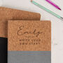 Personalised 'Write Your Story' Vegan Cork Notebook, thumbnail 1 of 7