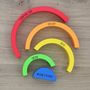 Personalised Wooden Rainbow Building Blocks For Kids, thumbnail 5 of 5