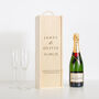 Personalised Engagement / Wedding Magnum Bottle Box, thumbnail 2 of 6