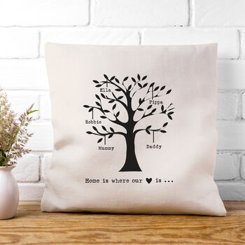 Personalised Family Tree Cushion Cover, 8 of 12