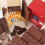 Five Chocolate Bars In Gold Christmas Gift Box, thumbnail 5 of 6