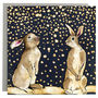 Snow Bunnies Christmas Card Pack Of Six, thumbnail 1 of 2