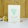 Personalised Hand Painted Heart Card, thumbnail 5 of 12