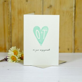 Personalised Hand Painted Heart Card, 5 of 12