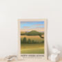 North Wessex Downs Aonb Travel Poster Art Print, thumbnail 3 of 8