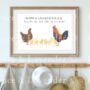 Personalised Chicken Family Print, thumbnail 6 of 6