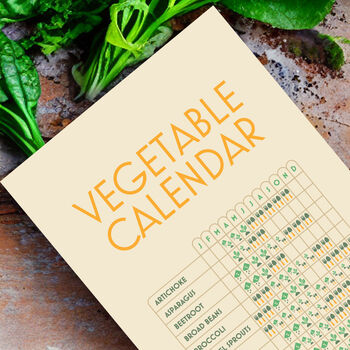 Vegetable Calendar, 2 of 4