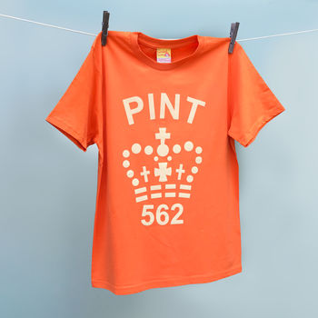 Single Pint Top Tshirt In A Range Of 11 Colours, 10 of 11