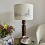 Porthleven Embroidered Lampshade, thumbnail 1 of 4