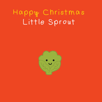 Personalised Little Sprout, Babies Xmas Card, 6 of 6