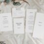 Minimal, Modern Wedding Invitations, thumbnail 4 of 4