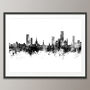 Salford Skyline Cityscape Art Print, thumbnail 2 of 7