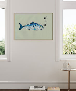 The Big Fish Belfast's Salmon Of Knowledge Illustration Print, 4 of 4