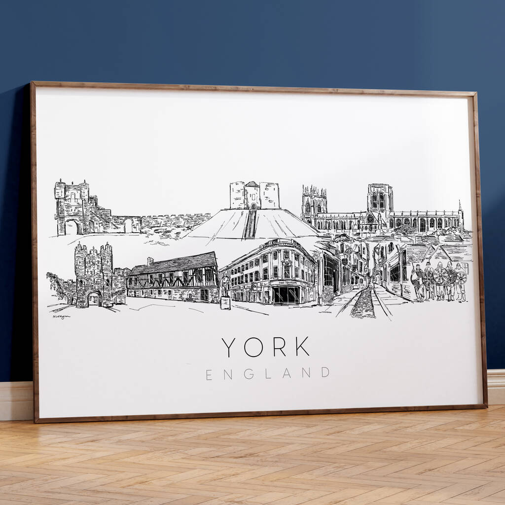York City Skyline Art Print, 1 of 6