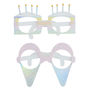 Iridescent Foiled Pastel Party Glasses, thumbnail 2 of 3