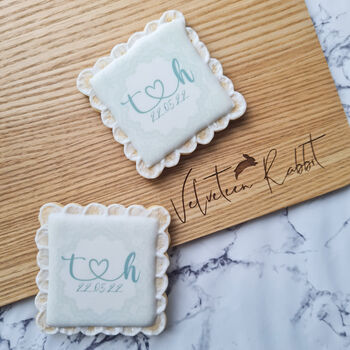 Personalised Wedding Favours Biscuits, Six, 5 of 7