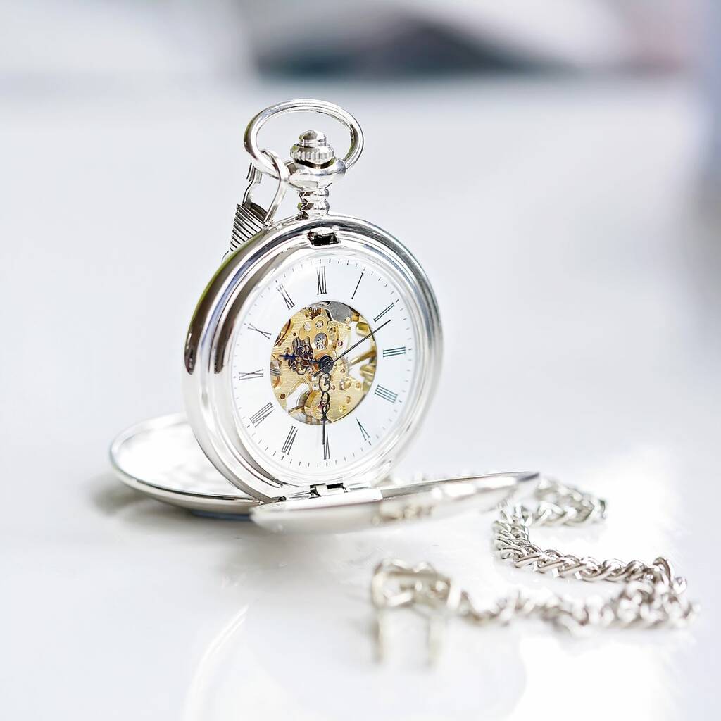 Personalised Dual Opening Pocket Watch, 1 of 12