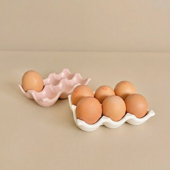 Modern Handmade Egg Tray And Egg Holder, 7 of 10