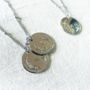 Wild Flower Initial Necklace, thumbnail 2 of 7