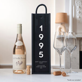 Personalised Birthday Year Bottle Box, 3 of 7