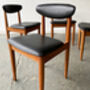 Mid Century Dining Table And Chairs Set By Schreiber, thumbnail 9 of 12