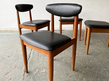 Mid Century Dining Table And Chairs Set By Schreiber, 9 of 12