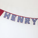 Personalised Handmade Name Bunting By Jonny's Sister ...