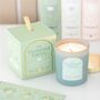 The Enchanted Library Leather, Patchouli And Amber Candle, thumbnail 1 of 2