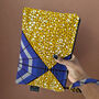 Large African Print Zip Pouch | Bunmi Print, thumbnail 3 of 5