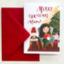 Christmas Greetings Card For Parents, thumbnail 3 of 6