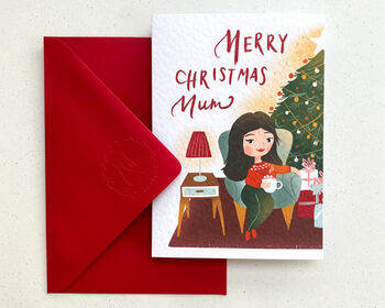 Christmas Greetings Card For Parents, 3 of 6