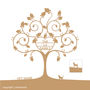 Personalised Mini Heart Family Tree Papercut, thumbnail 4 of 7